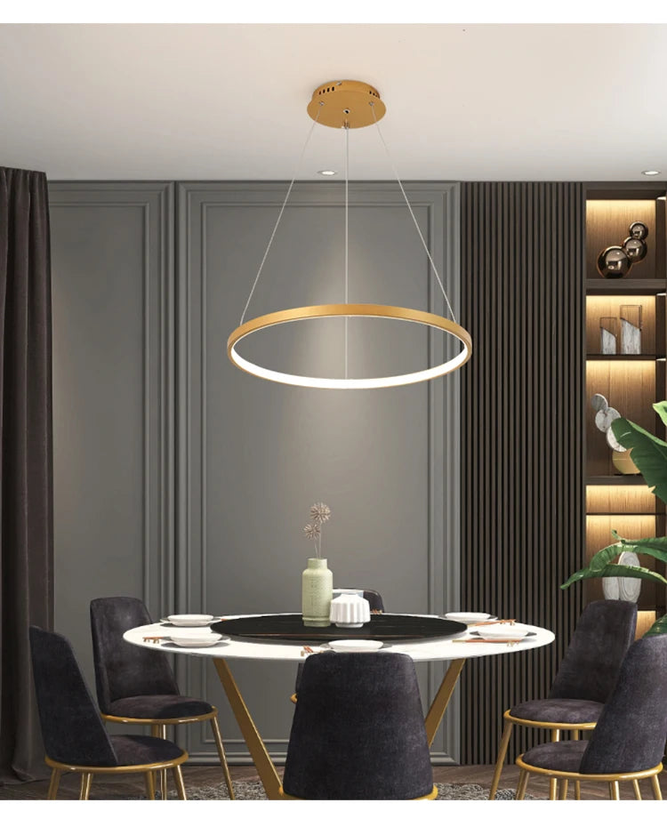 LUMARING MODERN LED PENDANT CHANDELIER