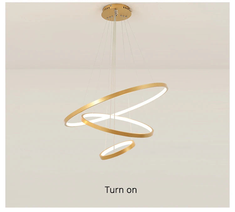 LUMARING MODERN LED PENDANT CHANDELIER