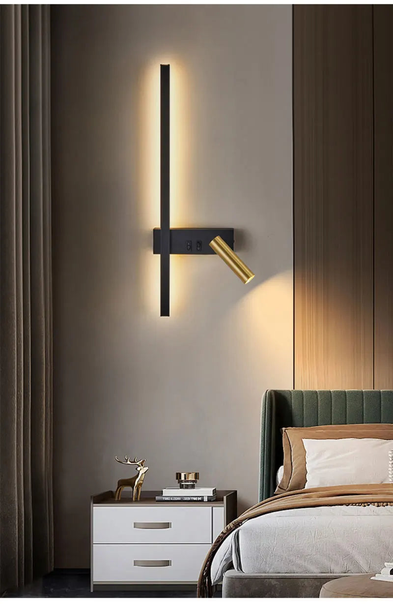 DUELGLOW NORDIC LED WALL LIGHT