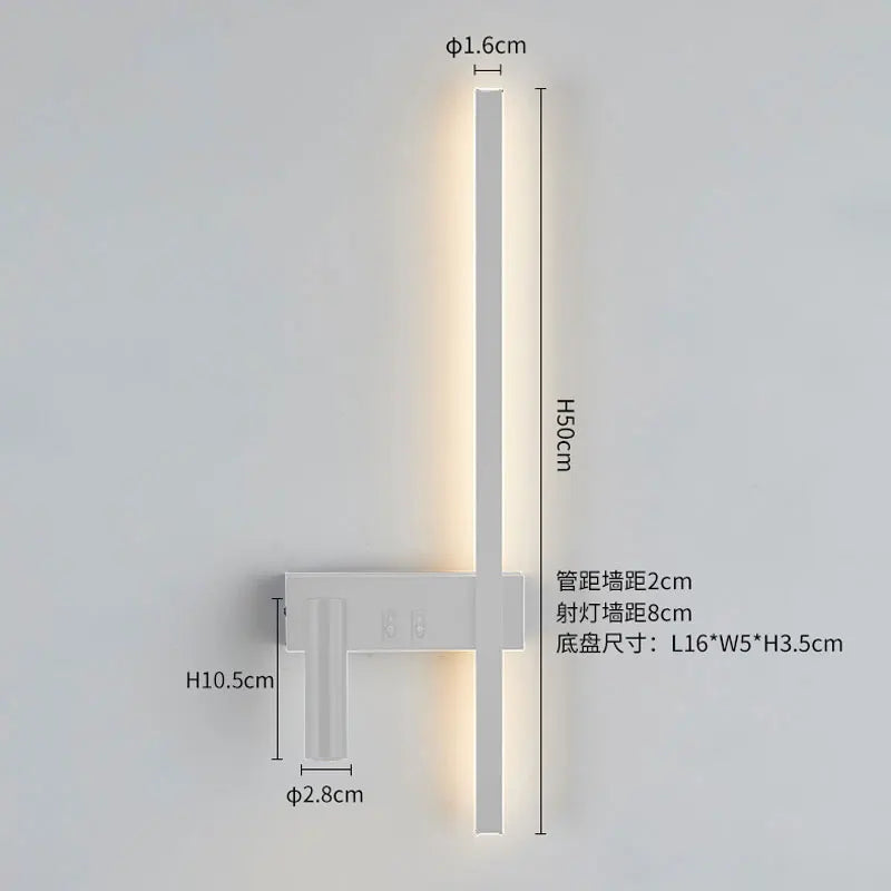 DUELGLOW NORDIC LED WALL LIGHT