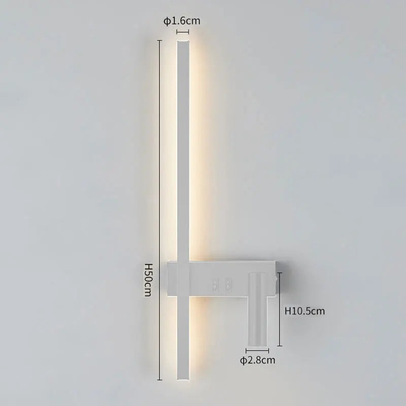 DUELGLOW NORDIC LED WALL LIGHT