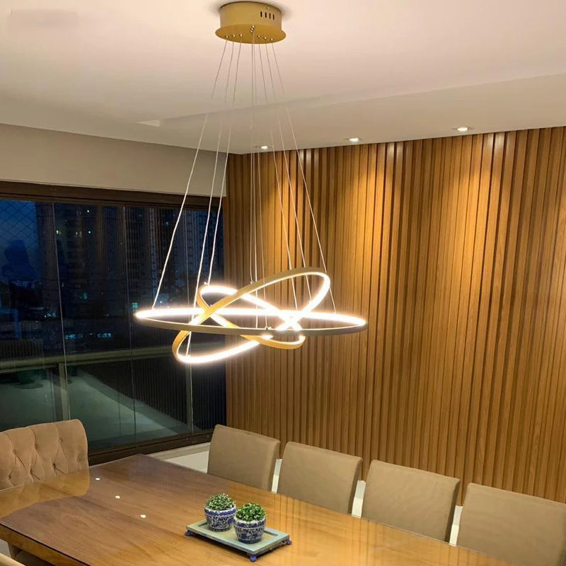 LUMARING MODERN LED PENDANT CHANDELIER