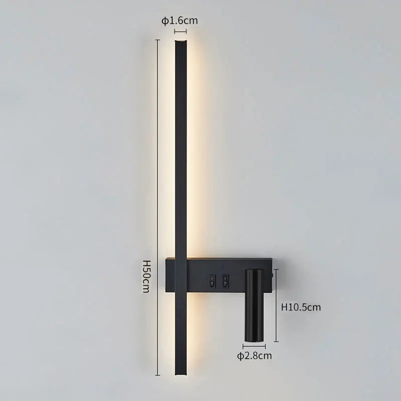 DUELGLOW NORDIC LED WALL LIGHT
