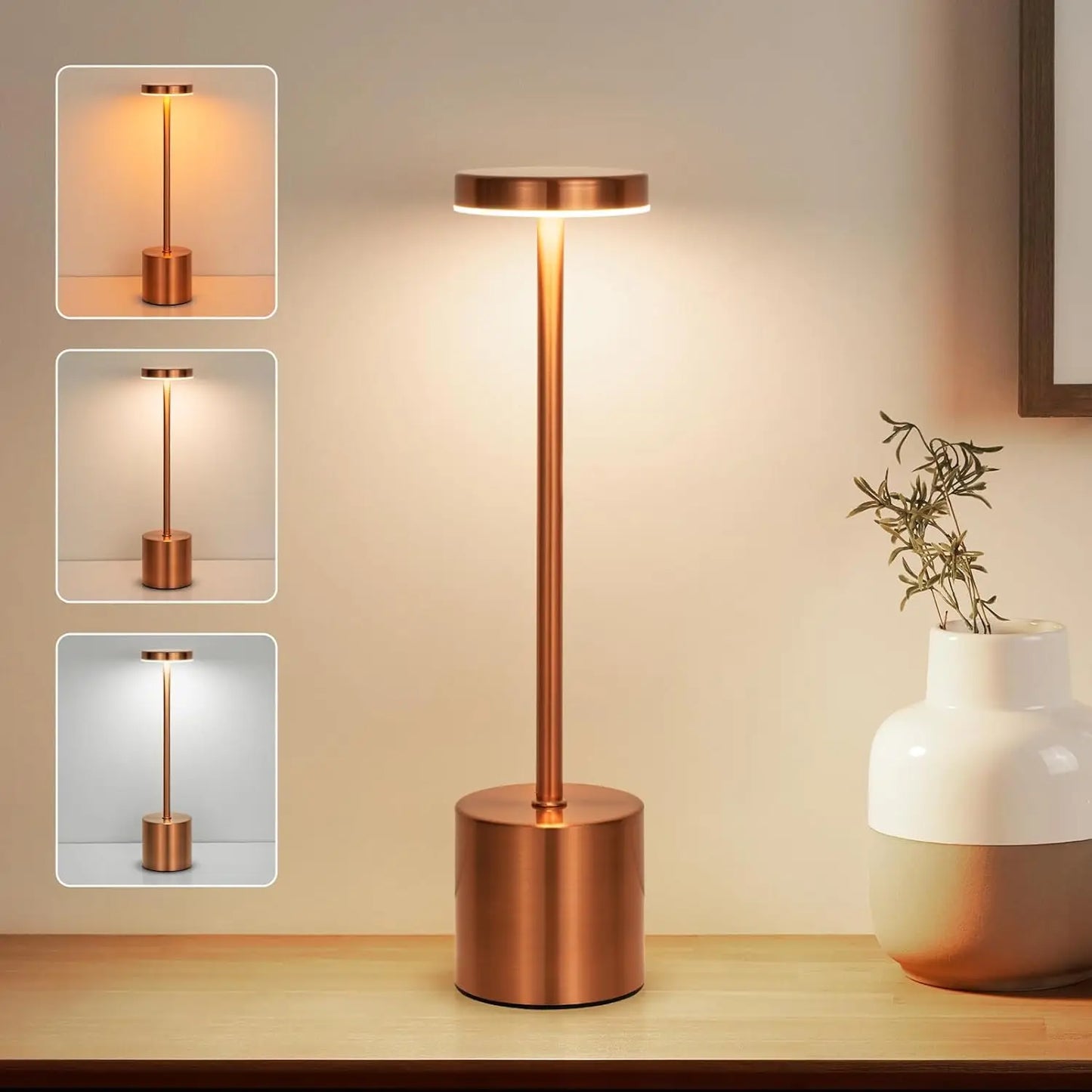 HALOBEAM RECHARGEABLE LED TOUCH LAMP