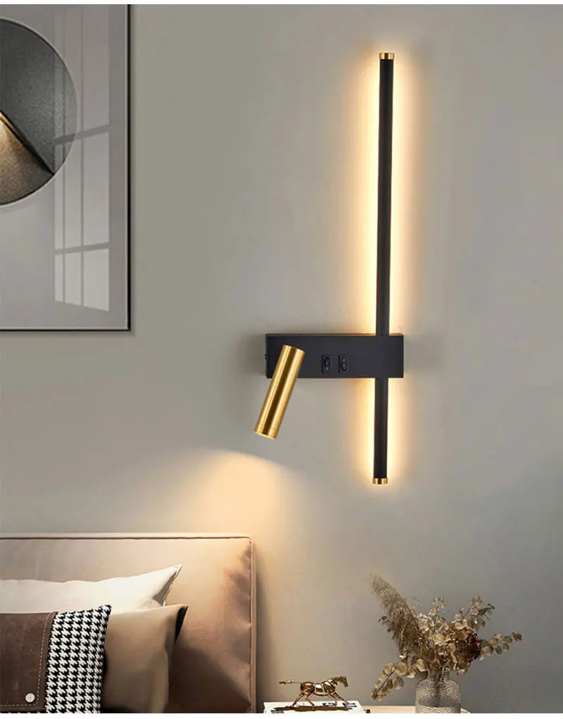 DUELGLOW NORDIC LED WALL LIGHT
