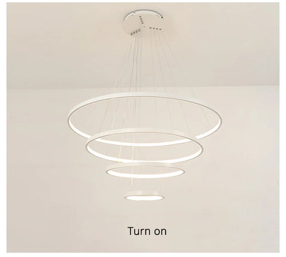 LUMARING MODERN LED PENDANT CHANDELIER