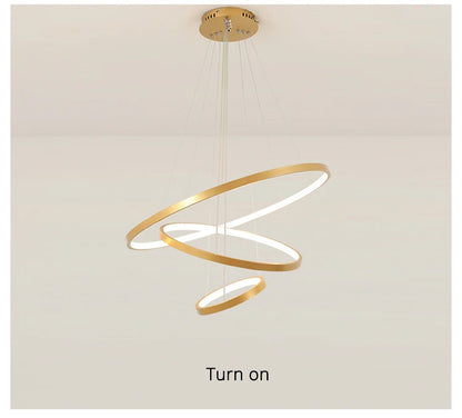 LUMARING MODERN LED PENDANT CHANDELIER