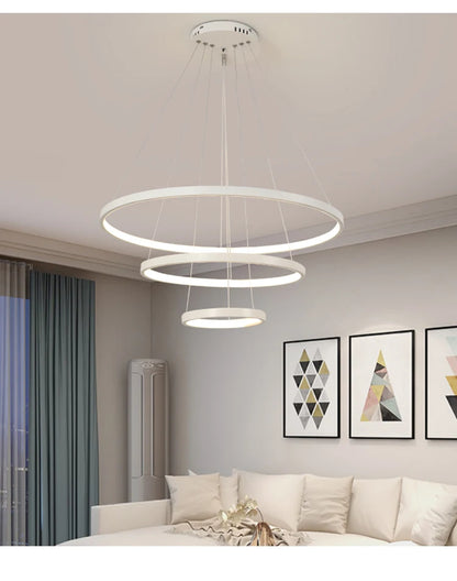 LUMARING MODERN LED PENDANT CHANDELIER