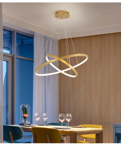 LUMARING MODERN LED PENDANT CHANDELIER