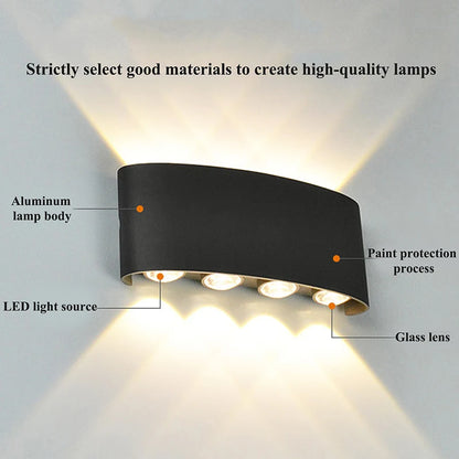 MODERN MINIMALIST UP & DOWN LED WALL SCONCE