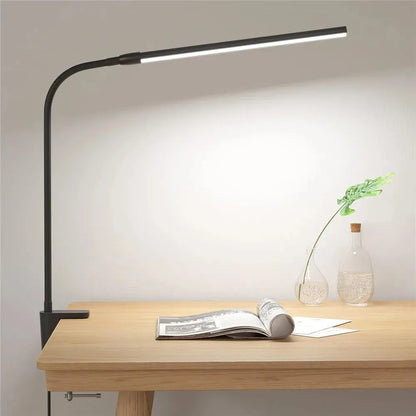 DUAL-HEAD ADJUSTABLE LED DESK LAMP - BLACK