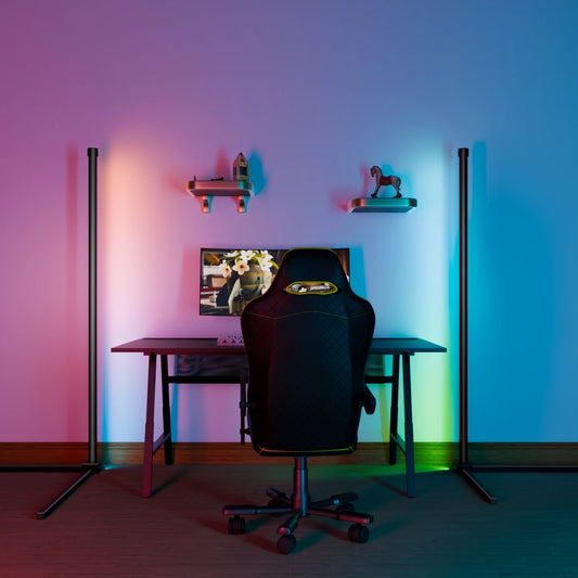 LUMAGLOW RGB CORNER FLOOR LAMP