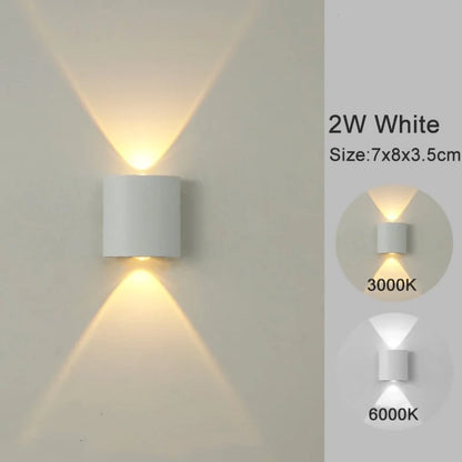 MODERN MINIMALIST UP & DOWN LED WALL SCONCE