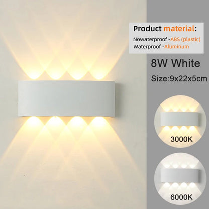 MODERN MINIMALIST UP & DOWN LED WALL SCONCE