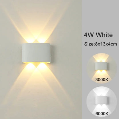 MODERN MINIMALIST UP & DOWN LED WALL SCONCE